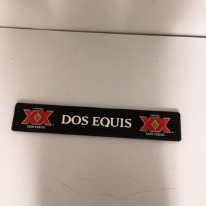 Dos Equis Cerveza rubber spill bar mat